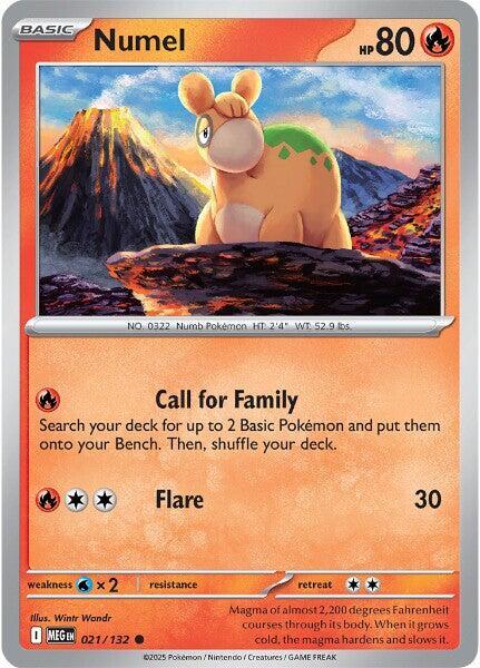 Numel - ME01: Mega Evolution Pokémon trading card
