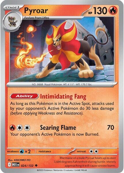 Pyroar - ME01: Mega Evolution Pokémon trading card