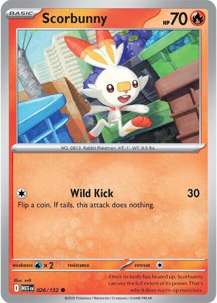 Scorbunny - ME01: Mega Evolution Pokémon trading card