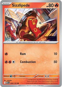 Sizzlipede - ME01: Mega Evolution (MEG) #029/132 - Common Pokémon Trading Card