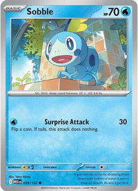 Sobble - ME01: Mega Evolution (MEG) #039/132 - Common Pokémon Trading Card
