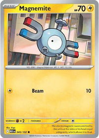 Magnemite - ME01: Mega Evolution (MEG) #045/132 - Common Pokémon Trading Card