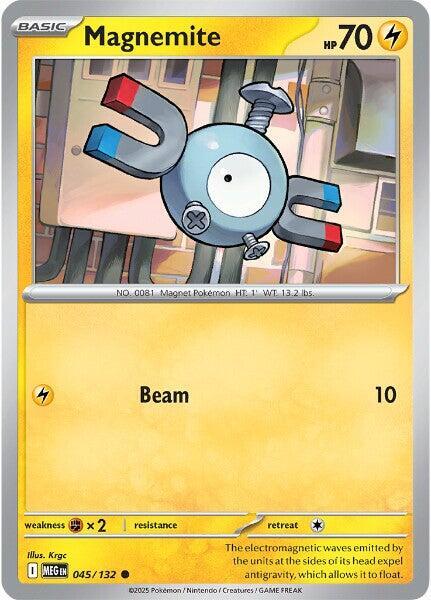 Magnemite - ME01: Mega Evolution Pokémon trading card