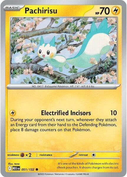 Pachirisu - ME01: Mega Evolution Pokémon trading card