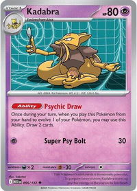 Kadabra - ME01: Mega Evolution (MEG) #055/132 - Uncommon Pokémon Trading Card