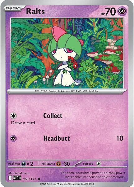 Ralts - ME01: Mega Evolution Pokémon trading card