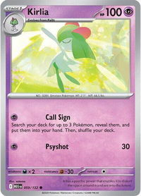 Kirlia - ME01: Mega Evolution (MEG) #059/132 - Common Pokémon Trading Card