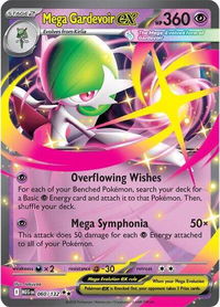 Mega Gardevoir ex - 060/132 - ME01: Mega Evolution (MEG) #060/132 - Double Rare Pokémon Trading Card