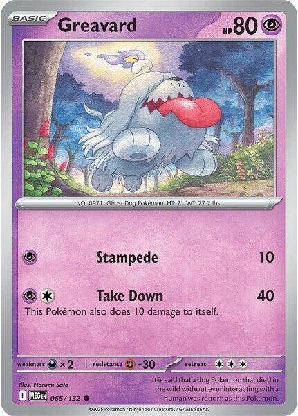 Greavard - ME01: Mega Evolution Pokémon trading card