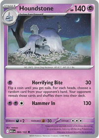 Houndstone - 066/132 - ME01: Mega Evolution (MEG) #066/132 - Uncommon Pokémon Trading Card