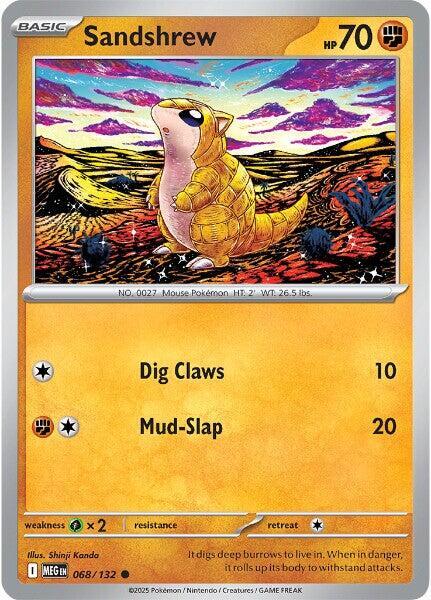 Sandshrew - ME01: Mega Evolution Pokémon trading card