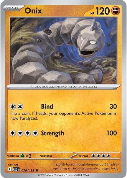 Onix - ME01: Mega Evolution Pokémon trading card