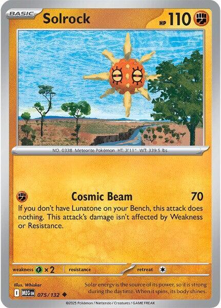 Solrock - ME01: Mega Evolution Pokémon trading card