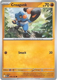 Croagunk - ME01: Mega Evolution (MEG) #078/132 - Common Pokémon Trading Card