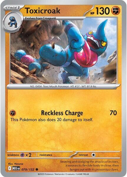 Toxicroak - ME01: Mega Evolution Pokémon trading card