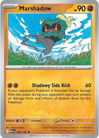 Marshadow - 080/132 - ME01: Mega Evolution (MEG) #080/132 - Uncommon Pokémon Trading Card