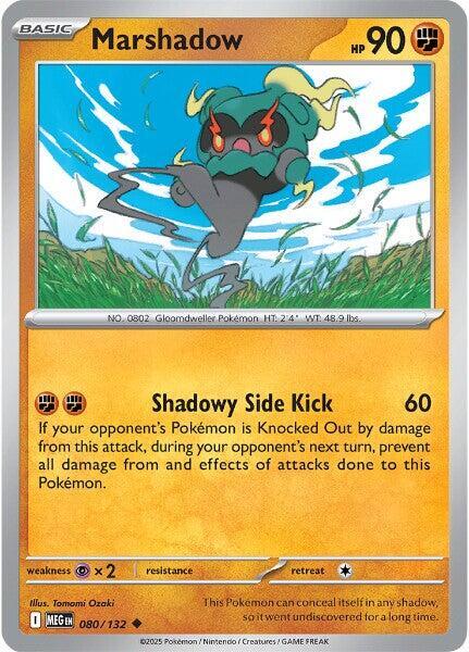 Marshadow - 080/132 - ME01: Mega Evolution Pokémon trading card