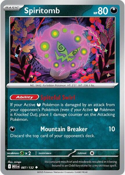Spiritomb - 087/132 - ME01: Mega Evolution Pokémon trading card