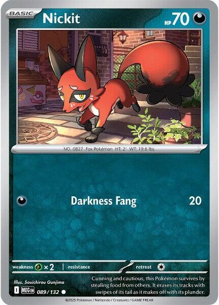 Nickit - ME01: Mega Evolution Pokémon trading card