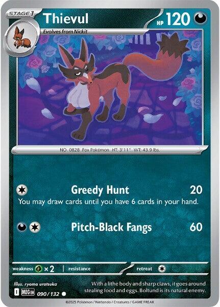 Thievul - ME01: Mega Evolution Pokémon trading card