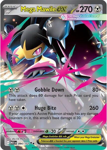 Mega Mawile ex - 094/132 - ME01: Mega Evolution Pokémon trading card