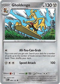 Gholdengo - ME01: Mega Evolution (MEG) #099/132 - Uncommon Pokémon Trading Card