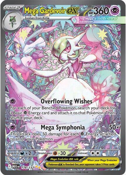 Mega Gardevoir ex - 178/132 - ME01: Mega Evolution Pokémon trading card