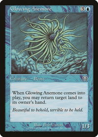 Glowing Anemone - Mercadian Masques (MMQ) #81 - Uncommon Magic: The Gathering Trading Card