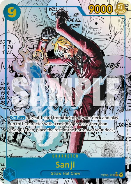 Sanji - OP06-119 (Manga) trading card from Premium Booster -The Best- Vol. 2 Sanji - OP06-119 (Manga) - Premium Booster -The Best- Vol. 2 One Piece trading card