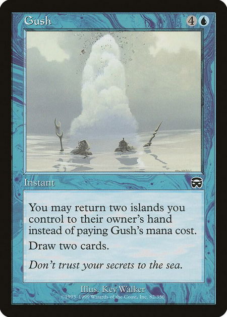 Gush - Mercadian Masques Magic: The Gathering trading card