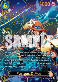 Portgas.D.Ace - EB02-028 (SP) - Carrying On His Will (OP13) #EB02-028 - Rare One Piece Trading Card