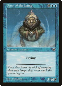 Djinn of the Lamp - Portal (POR) #52 - Rare Magic: The Gathering Trading Card