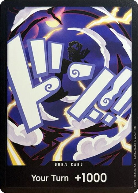DON!! Card (GEAR5 Luffy) trading card from Premium Booster -The Best- Vol. 2 DON!! Card (GEAR5 Luffy) - Premium Booster -The Best- Vol. 2 One Piece trading card