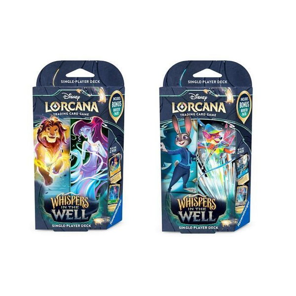 Disney Lorcana: Whispers in the Well Starter Deck [Set of 2] - Whispers in the Well Disney Lorcana trading card