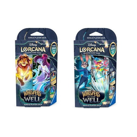 Disney Lorcana: Whispers in the Well Starter Deck [Set of 2] - Whispers in the Well Disney Lorcana trading card