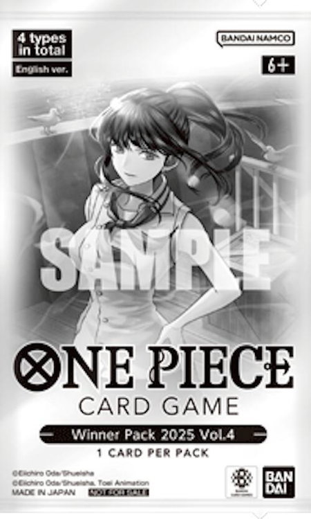 Winner Pack 2025 Vol. 4 - One Piece Promotion Cards One Piece trading card