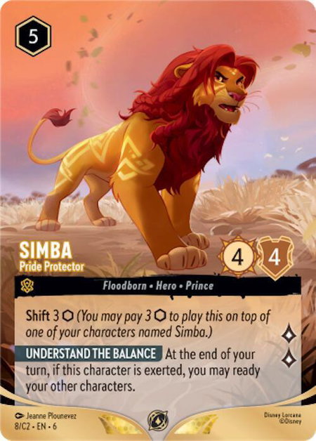 Simba - Pride Protector - Disney Lorcana Promo Cards Disney Lorcana trading card