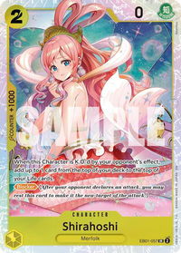 Shirahoshi (Reprint) - Premium Booster -The Best- Vol. 2 (PRB-02) #EB01-057 - Super Rare One Piece Trading Card