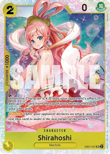 Shirahoshi (Reprint) - Premium Booster -The Best- Vol. 2 One Piece trading card