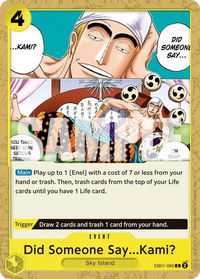 Did Someone Say...Kami? (Reprint) - Premium Booster -The Best- Vol. 2 (PRB-02) #EB01-060 - Common One Piece Trading Card