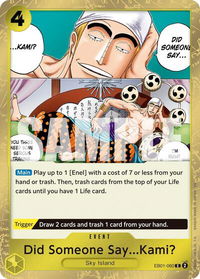 Did Someone Say...Kami? (Pirate Foil) - Premium Booster -The Best- Vol. 2 (PRB-02) #EB01-060 - Common One Piece Trading Card