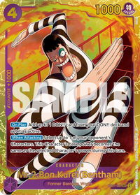 Mr.2.Bon.Kurei (Bentham) (Reprint) - Premium Booster -The Best- Vol. 2 (PRB-02) #EB01-061 - Secret Rare One Piece Trading Card