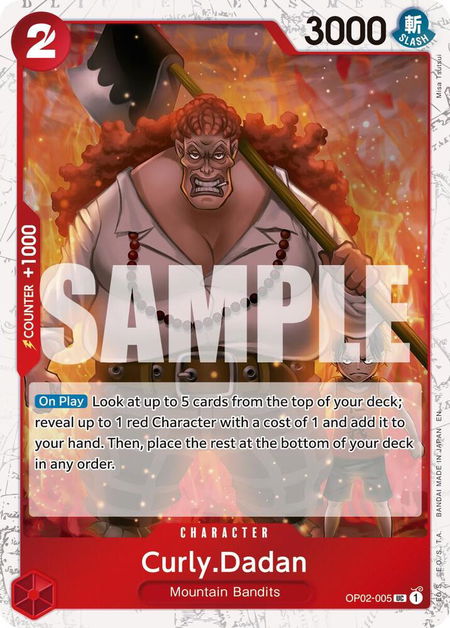 Curly.Dadan (Pirate Foil) - Premium Booster -The Best- Vol. 2 One Piece trading card