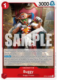 Buggy - OP03-008 (Reprint) - Premium Booster -The Best- Vol. 2 (PRB-02) #OP03-008 - Uncommon One Piece Trading Card