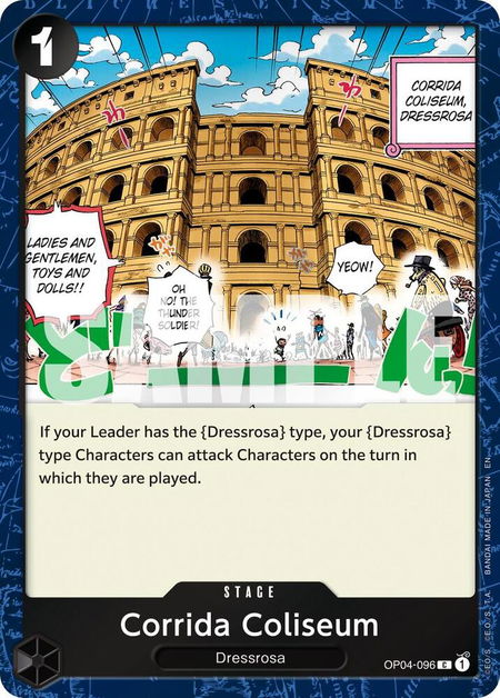 Corrida Coliseum (Pirate Foil) - Premium Booster -The Best- Vol. 2 One Piece trading card