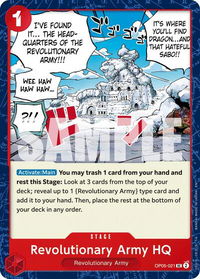 Revolutionary Army HQ (Reprint) - Premium Booster -The Best- Vol. 2 (PRB-02) #OP05-021 - Uncommon One Piece Trading Card