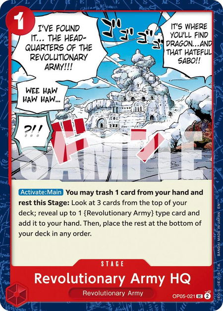 Revolutionary Army HQ (Reprint) - Premium Booster -The Best- Vol. 2 One Piece trading card