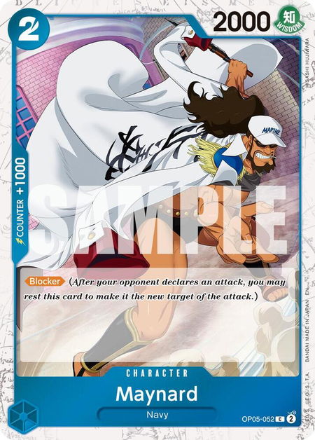 Maynard (Pirate Foil) - Premium Booster -The Best- Vol. 2 One Piece trading card