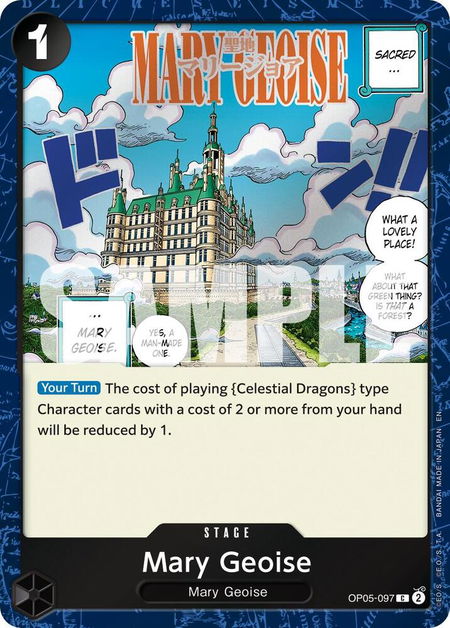 Mary Geoise (Pirate Foil) - Premium Booster -The Best- Vol. 2 One Piece trading card