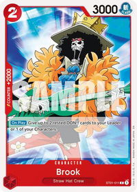 Brook - ST01-011 (Reprint) - Premium Booster -The Best- Vol. 2 (PRB-02) #ST01-011 - Common One Piece Trading Card